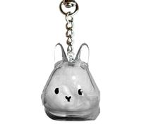 Boîte de rangement en fourrure de lapin, porte-clés pour cheveux, sac à dos, porte-clés décoratif pour animaux de compagnie