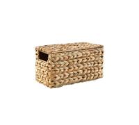 Boîte de rangement en jacinthe d'eau petit modèle L34 x H18 cm - MAYA