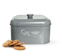 Boîte de Rangement en Métal avec Couvercle Boite à Gâteaux Stockage Réservoir