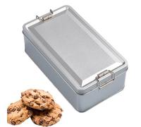 Boîte De Rangement En Métal - Fer Blanc Avec Couvercle Pour Bonbons, Biscuits Et Stockage | Boîte Métallique Re