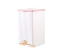 Boîte de rangement en papier - Porte-serviettes hygiéniques pour salle de bain | Solution de stockage avec couvercle à rabat, A2-11,5x11,5x19,5cm, Taglia Unica