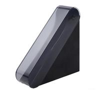 Boîte de rangement en papier pour filtre à café avec couvercle pour maintenir des espaces propres et ordonnés, convient à différents styles d'intérieur et de décoration (noir)