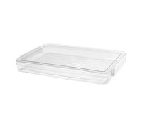 Boîte de rangement en papier transparent empilable, organiseurs de fichiers pour bureau, école, maison, rangement de documents, organiseurs de classement empilables pour le bureau et la maison