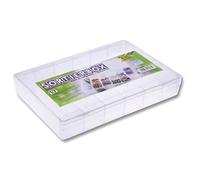 Boîte de rangement en plastique 17 compartiments