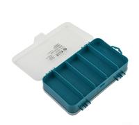 Boîte de rangement en plastique 8 emplacements pour vis, clous, boulons, écrous et petits outils Vert 160 x 92 x 44 mm