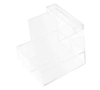Boîte de Rangement en Plastique à 13 Trous pour Embouts de Ponceuse | Organisation Claire du Poste de Manucure, Accès Rapide aux Accessoires, pour Prothésistes Ongulaires et Formation