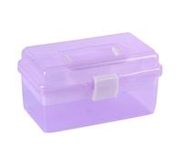 Boîte De Rangement En Plastique À 2 Couches, Kit De Manucure Portable Multifonctionnel, Étui À Main Pour Outils De Conception Des Ongles, Meilleur Prix