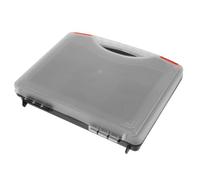 Boîte de Rangement en Plastique à Compartiments pour Vis et Boulons | Petit Organisateur Portable, Couvercle Transparent, Séparateur Interne, Poignée Intégrée, Usage Atelier