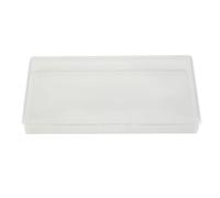 Boîte de rangement en plastique avec plusieurs compartiments pour ranger proprement les petits accessoires, vis et pièces électroniques (17,5 x 10,6 x 2,5 cm)