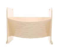 Boîte de Rangement en Plastique Beige, Étagère Empilable pour Salle de | Configuration Adaptable, Placement Facile, Style Moderne Minimaliste, pour Lavabo, Table Basse, Cosmétiques et Clés