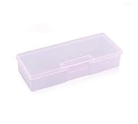 Boîte de rangement en plastique Nail Art outils de manucure transparents accessoires conteneur pince à épiler brosses boîtes de rangementDurabilité et professionnalisme