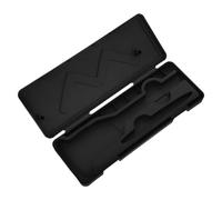 Boîte de Rangement en Plastique pour Étrier, Noir, Couvercle Clair | Mécanisme Sécurisé et Fermeture Fiable, Protection des Outils, Repérage Rapide, Usage Atelier ou Domicile