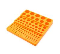 Boîte de rangement en plastique pour forets de fraisage - 131 trous - Pour fraiseuse de 4 à 32 mm