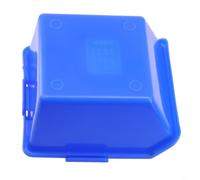 Boîte de rangement en plastique pour pièces de rangement - Boîte à outils pour tri des vis - Support d'étagère - Bleu - Grande taille : 135 x 120 x 65 mm (moyen-bleu)