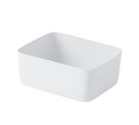 Boîte de Rangement en Plastique Pp Empilable Blanc pour Sous-vêtements | Couvercle, pour Soutiens-gorge et Culottes, Format Simple, Conteneur Blanc, Usage Intérieur