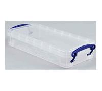 Boîte de rangement en plastique - Really Useful Box - 0,55 L - Transparent - PP recyclé