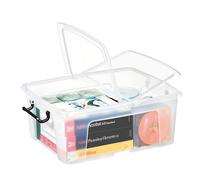 Boîte de rangement en plastique Strata - 24 litres - dim : H 39,7 x L 49,8 cm
