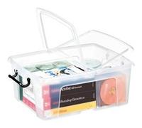 Boîte de rangement en plastique Strata - 24 litres - dim : H 39,7 x L 49,8 cm