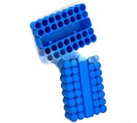 Boîte de rangement en PVC à 33 emplacements pour embouts de panneau en nid d'abeille assortie et conforme aux normes de disposition d'atelier (4 pièces)