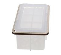 Boîte de rangement en résine avec couvercles pour moulage époxy, décoration pour bijoux, bijoux, moules en silicone pour moulage