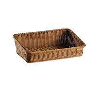 Boîte de rangement en rotin, panier tissé à la main avec design vintage, panier de pique-nique carré en osier, panier de pique-nique en osier tissé à la main avec poignée, panier de Pâques portable