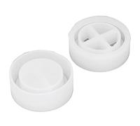 Boîte de rangement en silicone, lot de 2 |Formes de pot de fleur flexibles à dégagement facile pour l'artisanat de bricolage/composé de moulage/bijoux |Formulaires polyvalents