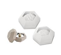 Boîte de rangement en silicone pour brûleurs d'encens - Pour béton, ciment - Fabrication de tasses en plâtre et résine époxy