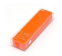 Boîte De Rangement En Silicone Pour Filles,Étui À Crayons,Stylo Gel De Couleur,Mignon Kawaii,Organisateur Pour Cosmétiques,Fournitures De Papeterie De Bureau - Type Orange With 1pen