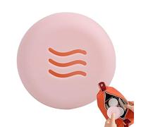 Boîte de rangement en silicone pour houppettes à poudre - Récipient rond anti-poussière et respirant pour maquillage humide et sec - Pour la maison