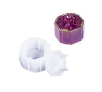 Boîte de rangement en silicone pour outils de moulage de bocaux - Boîte de rangement pour bijoux - Moule en résine époxy