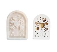 Boîte de rangement en silicone sur le thème de l'ours creux - Accessoires de fabrication artisanale - Convient pour l'organisation de garde-robe et de bureau - Moule à gâteau créatif