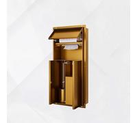 Boîte de Rangement Encastrée, Niche Sanitaire Inox pour Mur de Douche | Distributeur d'Essuie Mains Mural, Support Balai WC et Poubelle Intégrée(C)