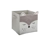 Bac de rangement en velours Renard - Atmosphera For Kids