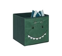 Atmosphera Boîte de rangement enfant "Dinosaure" 29 cm Vert foncé