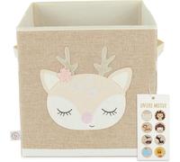 Boite De Rangement Enfant Motif Biche Ella Env. 36l Pliable 33x33x33 Coffre À Jouets Pour Étagère Kallax Cube Rangement Meuble Rangement Jouet Enfant Coffre A Jouet Enfant Boîte À Jouet