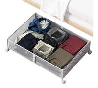 Boîte de rangement enroulable sous le lit, valise de rangement sur roues, boîte de rangement sous le lit, organisateur de rangement pour chaussures - Organiseur de rangement pliable sous le lit