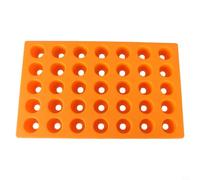 Boîte de Rangement ER Collet 60 Trous CNC Orange(ER32) | 60 trous dédiés, plastique PP haute densité, couleur orange vif, pour idéal pour pinces ER, charge lourde