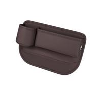 Boîte de Rangement Espace de Siège de Voiture pour BMW M3 Sedan E36 E90 F80 G80 / Touring G81, Poche de Console de Siège Avant en Cuir PU Interieur Accessoire,9 Brown Right