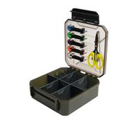 Boîte de rangement et d'accessoires de recharge Avid Vert 18x18x8 cm