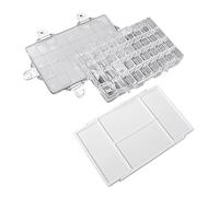 Boîte de rangement étanche à 12/24/36 emplacements pour aquarelle, huile, peintures acryliques, fournitures artistiques