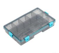 Boîte de rangement étanche conçue avec joint en silicone, séparateur modulaire et mécanisme de loquet robuste pour les pêcheurs à la ligne (A)