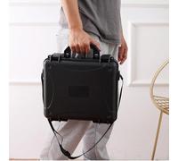 Boîte de rangement étanche en polypropylène anti-explosion, avec bandoulière pour DJI Mini 5 Pro et accessoires, 33 x 28 x 12 cm, valise noire