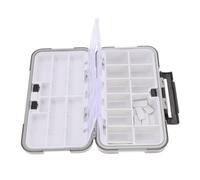 Boîte de Rangement Étanche pour Pêche, Organisateur Compartimenté ABS | Couvercle Utile, Joint en Gel de Silice, Cadre Extérieur Épaissi, pour Flotteurs et Émerillons