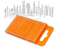 Boîte de rangement extensible pour petites pièces, pour petites pièces, tarauds, projets de bricolage, atelier et garage