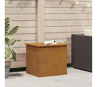 Boîte de Rangement Extérieure Marron 55 x 50.5 x 50 cm,Maison & Jardin,Produits ménagers,Rangement & Organisation,Chariots de rangement-874580