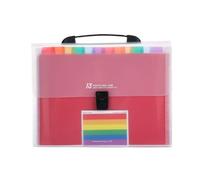 Boîte de rangement for dossiers accordéon A4 avec 13 pochettes pochette | Organisateurs de reçus de documents étanches