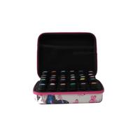 Boîte de Rangement for huiles essentielles, 30 emplacements, 5 ML, 10 ML, 15 ML, Organiseur à Suspendre for parfums(Pink,15ML)