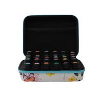 Boîte de Rangement for huiles essentielles, 30 emplacements, 5 ML, 10 ML, 15 ML, Organiseur à Suspendre for parfums(Blue,10ML)