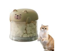 Boîte De Rangement Friandises Chat Chien - Distributeur Nourriture Empilable Transparent | Conteneur Stockage Aliments Animaux Pp | Organisation Cuisine Maison Voyage, Capacité 150ml Par Compartiment