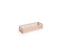 Boîte de Rangement HAY Colour Crate Mini Oblong Poudre